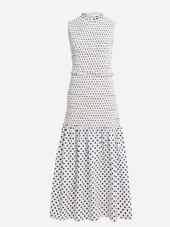 J. Crew Dresses & Skirts - J. Crew drop waist Polka Dot Smocked Dress